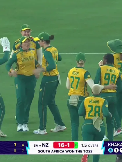 Logo of Georgia Plimmer - Wicket - South Africa vs New Zealand