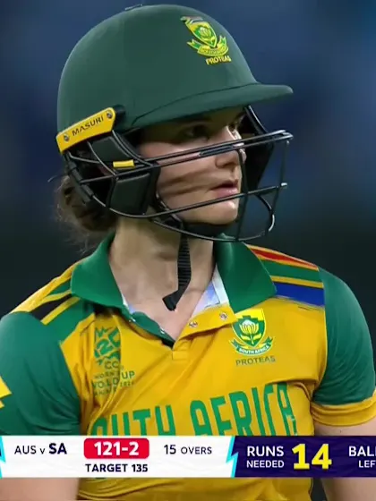 Logo of Laura Wolvaardt - Wicket - Australia vs South Africa