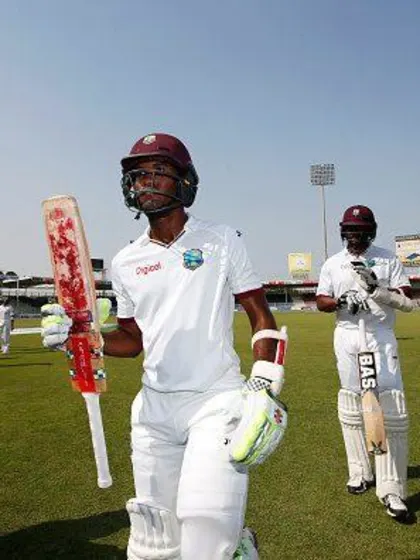 West Indies edges ahead after Brathwaite, Holder heroics
