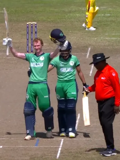 Joshua Cox’s stunning hundred | IRE v UGA | ICC U19 Men’s CWC 2022