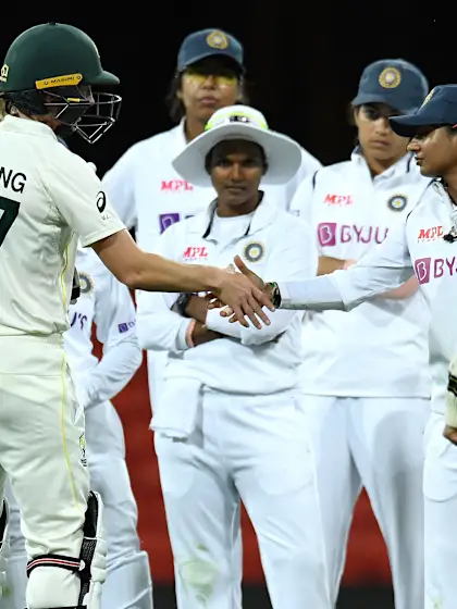 Logo of Australia, India's one-off pink ball Test ends in a hard-fought draw