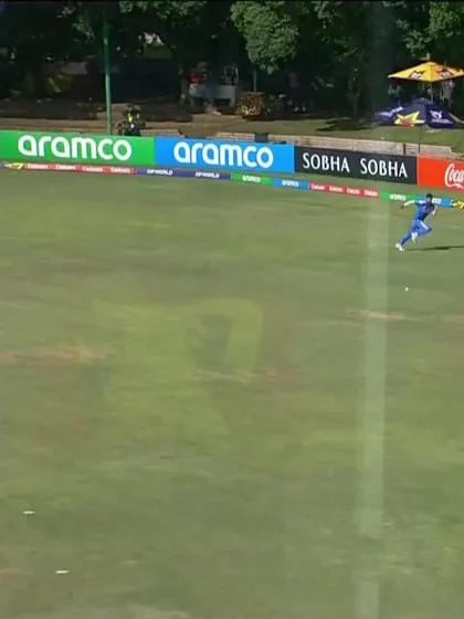 L Chiwaula with a Four vs. India