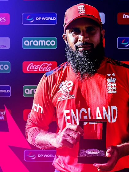 Adil Rashid ties Oman in knots | POTM Highlights | T20WC 2024