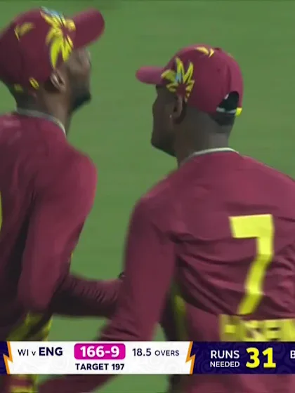 Adil Rashid - Wicket - England vs West Indies