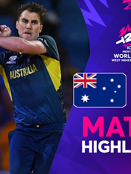 Clinical Australia garner third straight win | Match Highlights | T20WC 2024