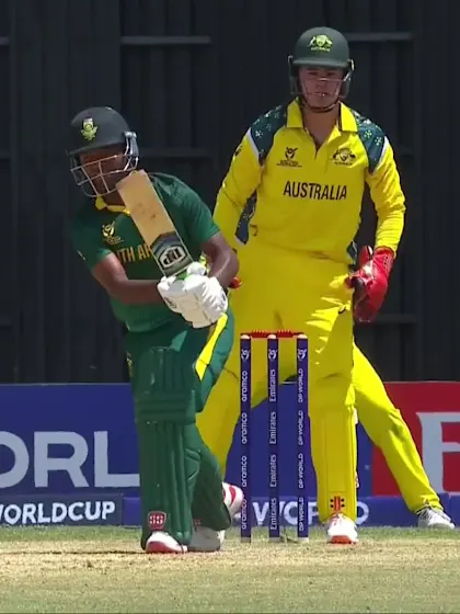 E Khitshini with a Four vs. Australia