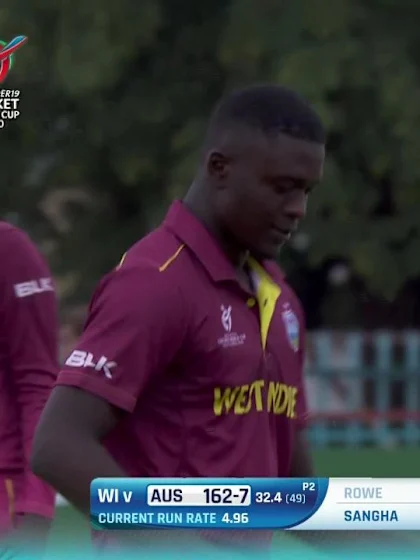 ICC U19 CWC: AUS v WI – Highlights of Seales' brilliant four wicket haul