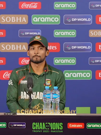 Najmul Hossein Shanto- Bangladesh post-match press conference, 24 Feb '25