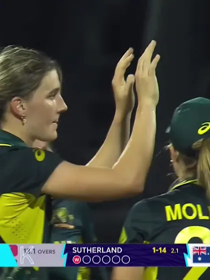 Logo of Maddy Green - Wicket - Australia vs New Zealand