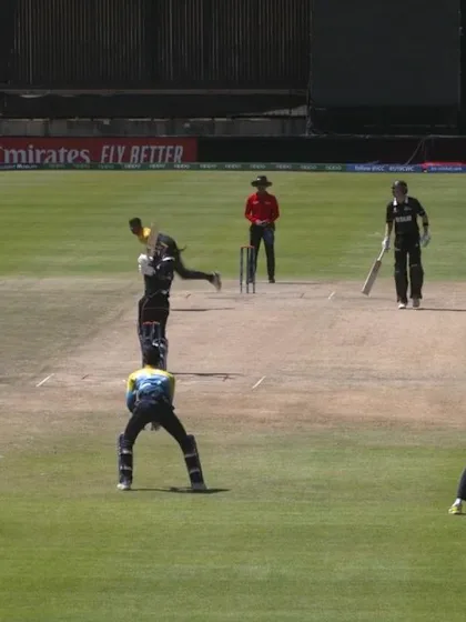 ICC U19 CWC: NZ v SL – Rhys Mariu hits identical fours back-to-back