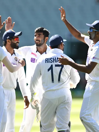 Bumrah, Ashwin take control as Australia tumble on day one