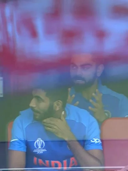 CWC19: IND v PAK - Kohli reaction to seeing there was no edge