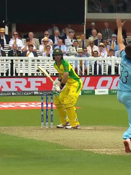 Logo of CWC19: ENG v AUS - Maxwell nicks behind off Wood
