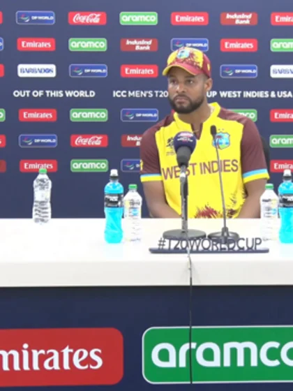 Shai Hope (West Indies player) post-match Press Conference - 21st June 2024