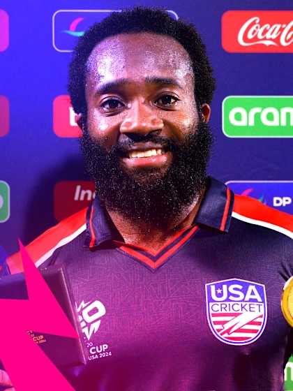 Unbeaten 94 from Aaron Jones proves the difference | POTM Highlights | T20 World Cup