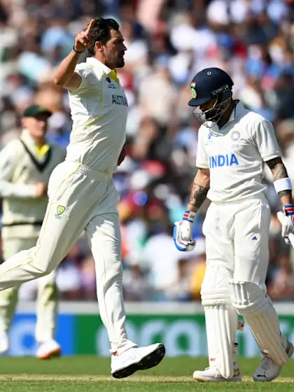 Wicket! Starc gets the big wicket of Kohli with a short delivery | WTC23 Final