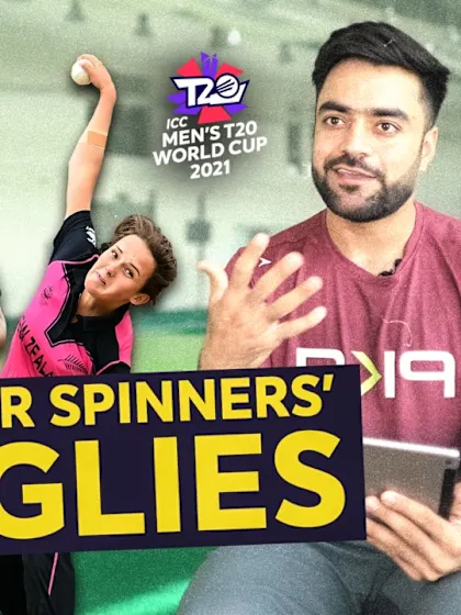 Logo of Rashid Khan rates other spinners' googlies
