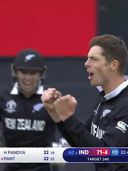 Logo of CWC19 SF: IND v NZ – Santner snares the big wicket of Pant 
