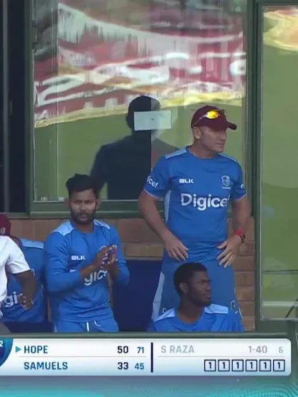 Shai Hope 76 v Zimbabwe at CWCQ 2018