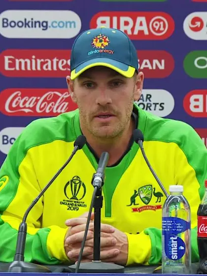 9 June  - Oval - Australia Captain Aaron Finch post-match press conference