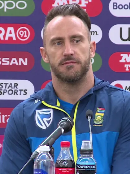 29 May - Oval - South Africa Captain Faf du Plessis pre-tournament press conference