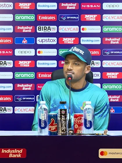 12 October - Chennai - Bangladesh player Najmul Hossain Shanto pre-match press conference