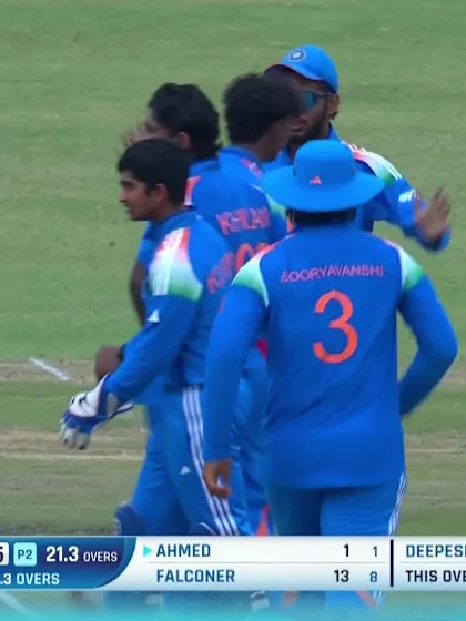 Farhan Ahmed - Wicket - England vs India