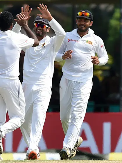 Sri Lanka builds lead after bowlers' good show
