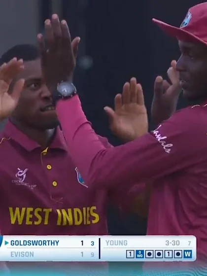 ICC U19 CWC: ENG v WI – All the 16 wickets to fall