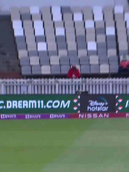 Logo of Deandra Dottin smashes the first boundary of the day