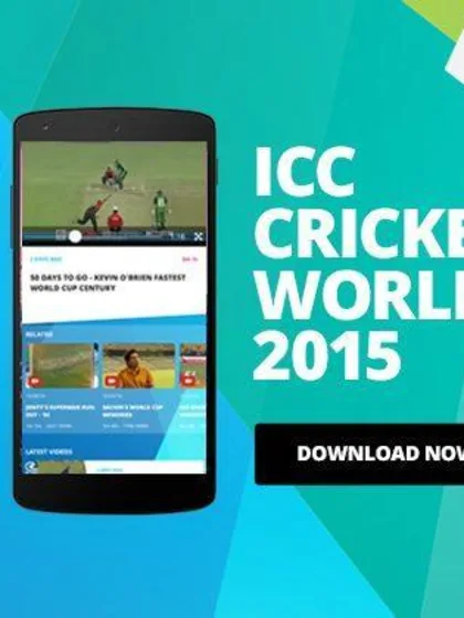 ICC launches official ICC Cricket World Cup 2015 App