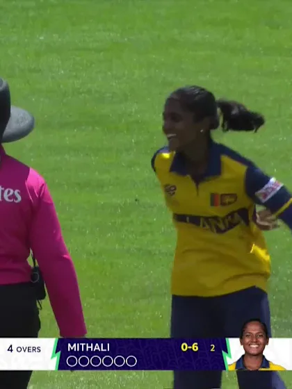 Hayley Matthews - Wicket - West Indies vs Sri Lanka