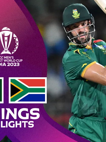 Markram stars before Maharaj finishes the job | Innings Highlights | CWC23