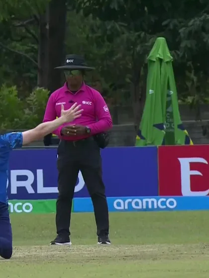 Dhruv Patel - Wicket - England vs Zimbabwe
