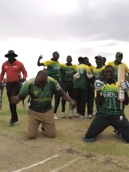 U19 CWC Africa Q: Sierra Leone v Nigeria:  The moment Nigeria made it to the U19 CWC