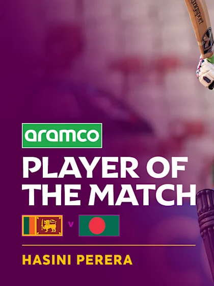 Hasini Perera's resolute knock | Aramco POTM Highlights | CWC25