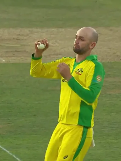 Logo of CWC19: NZ v AUS - Lyon has Neesham caught and bowled