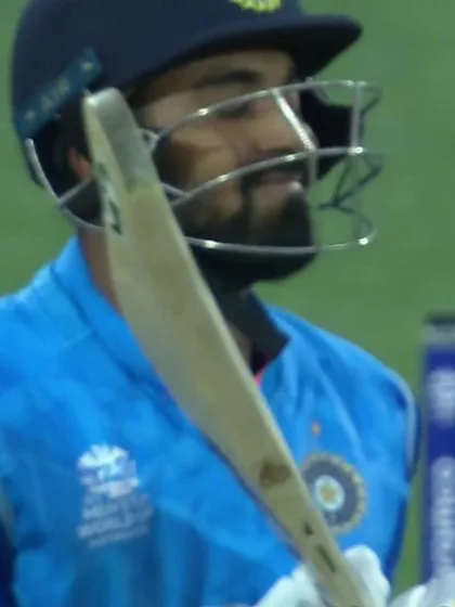 Logo of Wicket - KL Rahul - India v Bangladesh ICC T20WC 2022