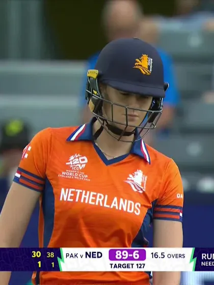 Iris Zwilling - Wicket - Pakistan vs Netherlands