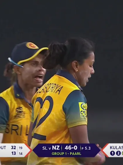 Logo of Bernadine Bezuidenhout - Wicket - New Zealand vs Sri Lanka