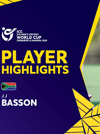 Basson's fiery spell | Player Highlights | U19 CWC 2026