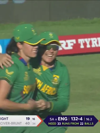 Logo of Natalie Sciver - Wicket - England vs South Africa