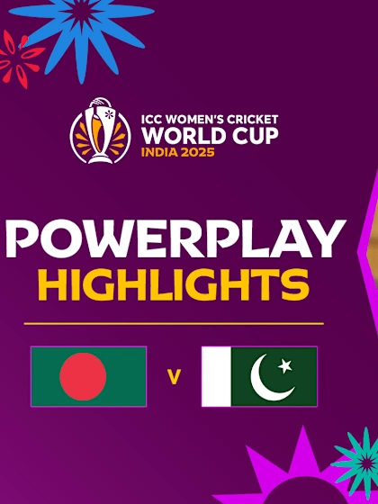 Akter wreaks havoc with the new ball against Pakistan | Powerplay Highlights | CWC25