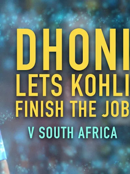 "Over to you Virat" | Dhoni lets Kohli finish it off