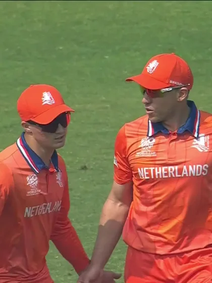 Willem Myburgh - Wicket - Netherlands vs Namibia