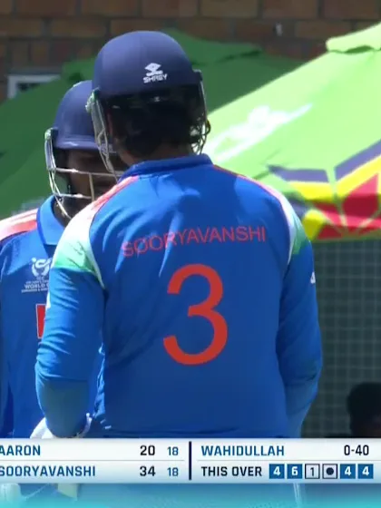 Aaron Varghese with a Four vs. Afghanistan