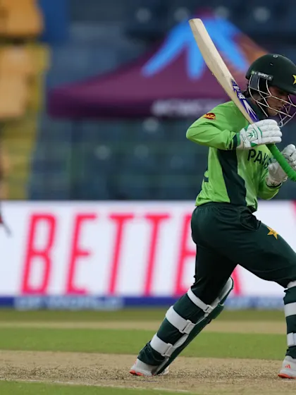 Nashra Sandhu's hit-wicket dismissal | CWC25