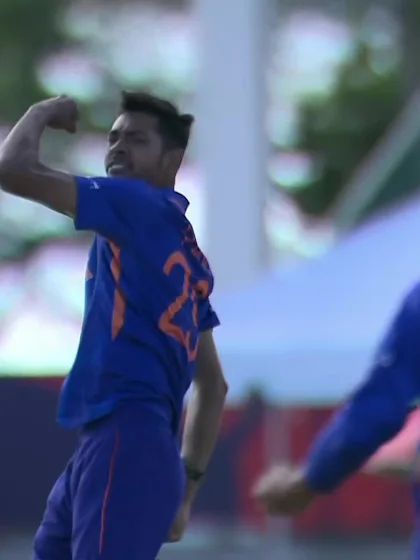 Breakthrough for Ravi Kumar | IND v BAN | ICC U19 Men’s CWC 2022