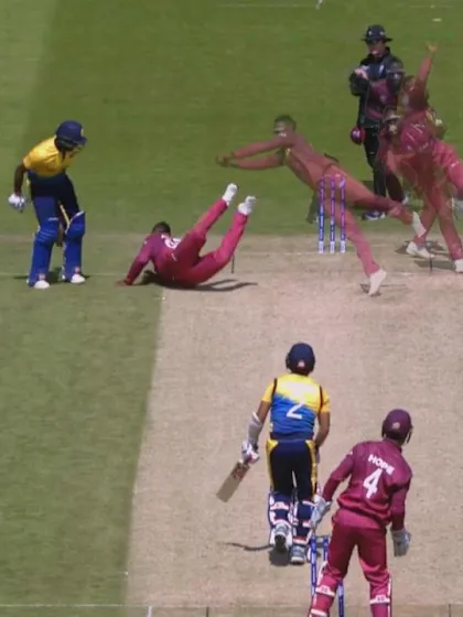 Logo of Nissan POTD: Fabian Allen's remarkable caught and bowled