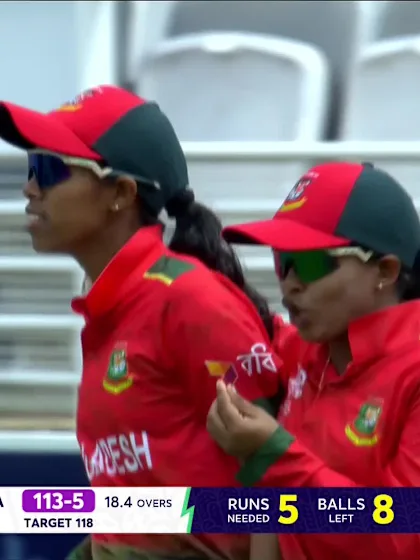 Nadine Klerk - Wicket - South Africa vs Bangladesh